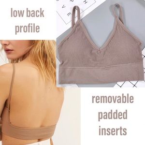Low Back Padded Bralette